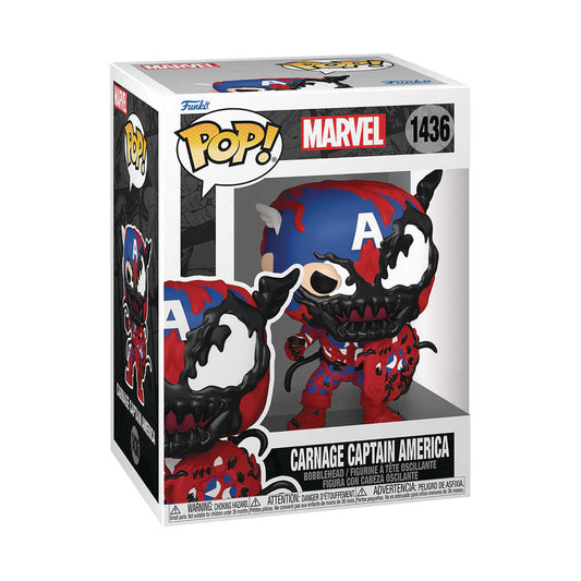 Pop Marvel Carnageized Captain America Vinyl Figure